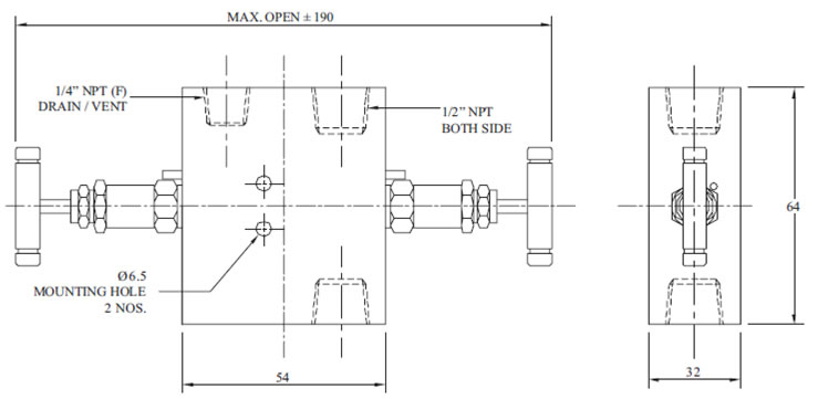 Manifold - R - 2 Way-04 Diagram