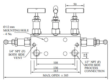 Manifold - R - 5 Way-02 (Direct Mounting) Diagram3