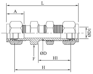 Bulkhead Union Diagram