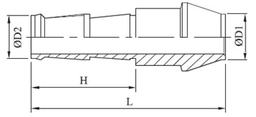 Hose to Port Connector Diagram