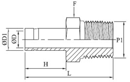 Male Adapter Diagram